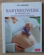 3 boeken Marie claire baby breiwerk 50 modellen zie foto's, Ophalen of Verzenden, Nieuw, Breien, Patroon of Boek