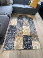 Modern vloerkleed grijs-geel 140x200cm, Ophalen, 100 tot 150 cm, 200 cm of meer, Zo goed als nieuw