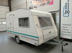 Eiffelland Holiday 350H zeer mooie nette caravan verkocht, Rondzit, Bedrijf, Eifelland, Kachel