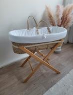 Mozesmand wieg met houten onderstel, Kinderen en Baby's, Ophalen, Zo goed als nieuw, Wieg