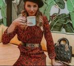 Zara gevlekte rode jurk dierenprint luipaard print Nieuw XL, Kleding | Dames, Zara, Maat 46/48 (XL) of groter, Nieuw, Ophalen of Verzenden