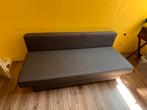 Ikea slaapbank met opbergruimte, Ophalen, Gebruikt, Tweepersoons, Grijs