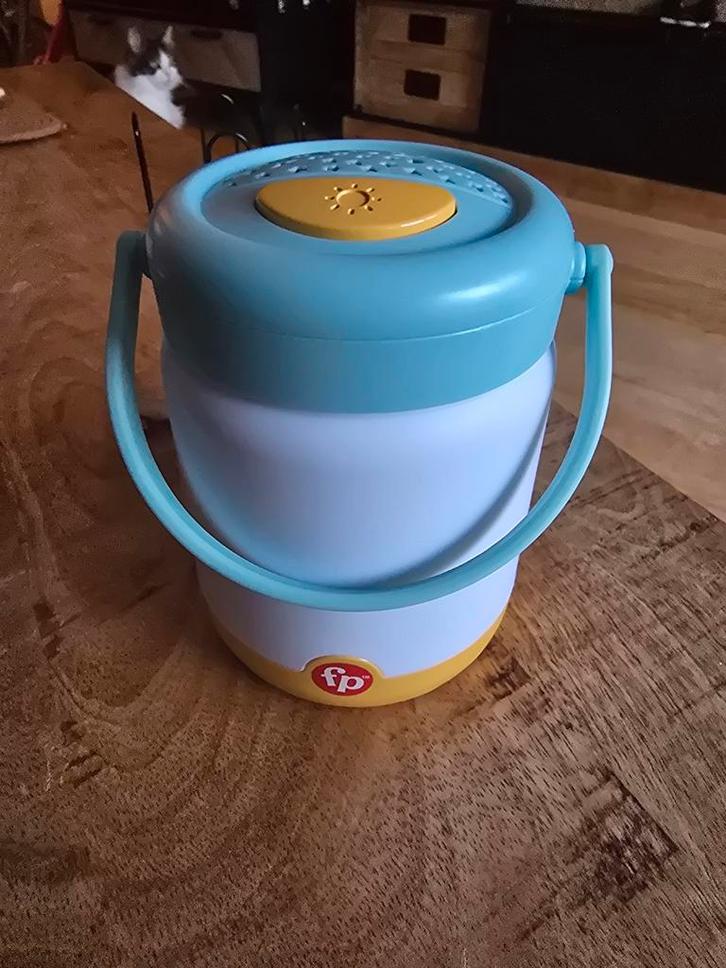 Fisher-Price Nachtlampje Emmer, Kinderen en Baby's, Speelgoed | Babyspeelgoed, Zo goed als nieuw, Overige typen, Met licht, Ophalen