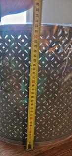 Lampenkap, Huis en Inrichting, Lampen | Lampenkappen, Ophalen of Verzenden, Zo goed als nieuw, Grijs, Rond