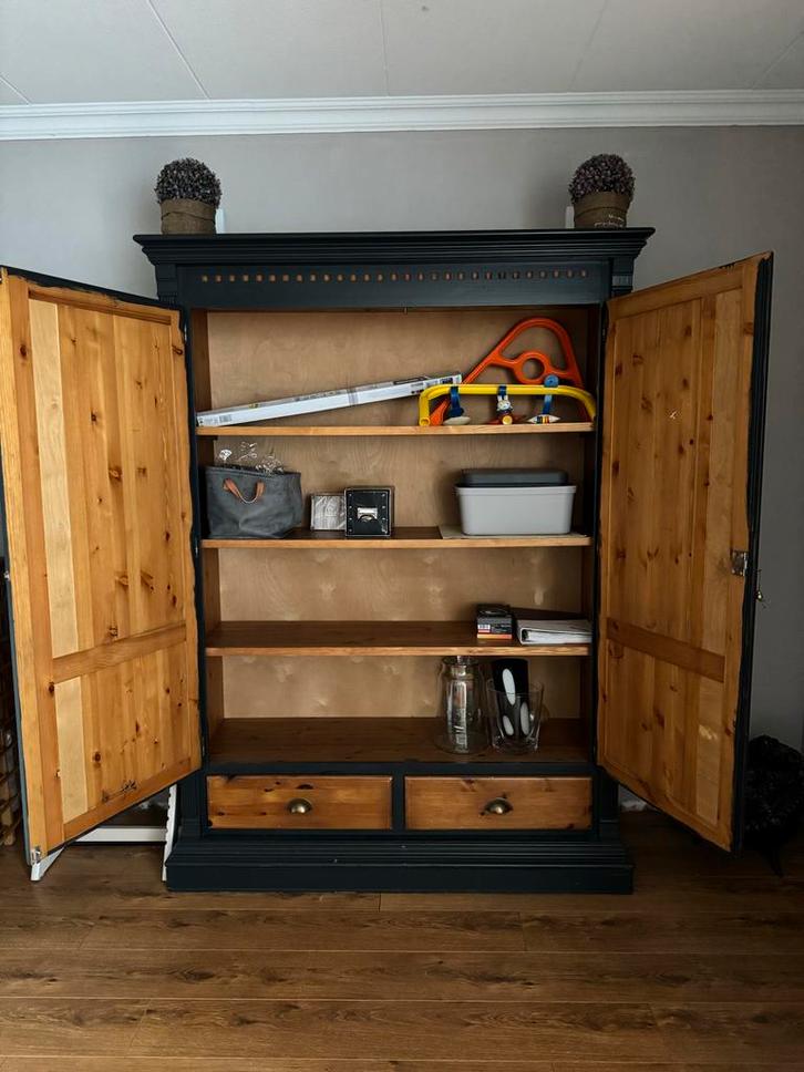 Mooie Kast voor Linnen of Servies, Huis en Inrichting, Kasten | Kledingkasten, Gebruikt, 150 tot 200 cm, 100 tot 150 cm, 25 tot 50 cm