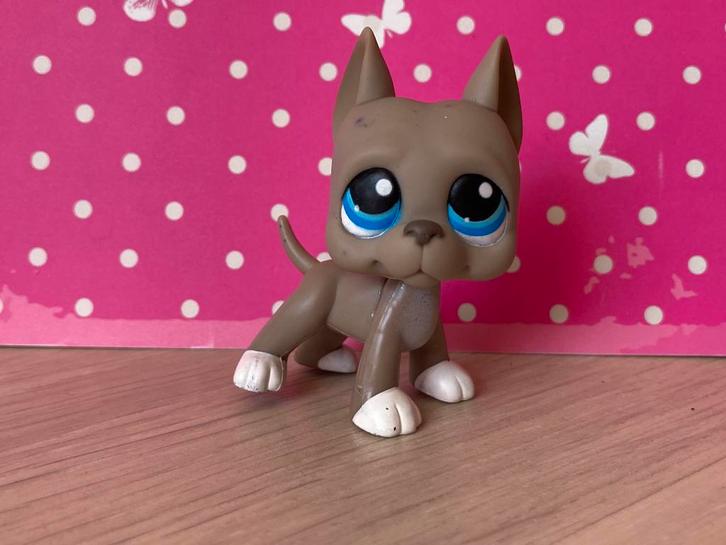 Littlest pet shop great dane petshop LPS 184, Verzamelen, Poppetjes en Figuurtjes, Gebruikt, Ophalen of Verzenden