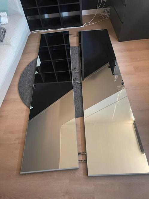 2x ÅHEIM Deur, spiegelglas, 50x229 cm, Huis en Inrichting, Kasten | Kledingkasten, Zo goed als nieuw, 50 tot 100 cm, Ophalen