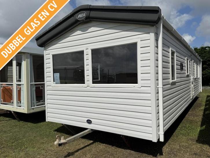 Winterhard 3 slaapkamer chalet bj 2016 gratis gebracht 11x3m, Caravans en Kamperen, Stacaravans, tot en met 6