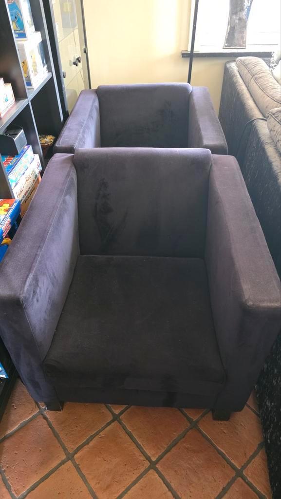 2 Jan des Bouvrie stoelen - Zwart, Huis en Inrichting, Fauteuils, Gebruikt, 50 tot 75 cm, 75 tot 100 cm, Ophalen