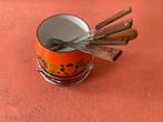 Vintage fondueset, Ophalen of Verzenden, Zo goed als nieuw, Brander, Fondueset