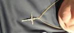 Gouden ketting met hanger, Sieraden, Tassen en Uiterlijk, Kettingen, Ophalen of Verzenden, Goud, Goud, Met hanger