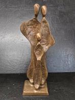 Vintage bronzen familie sculpture, h 28, 1,2 kg., Ophalen of Verzenden