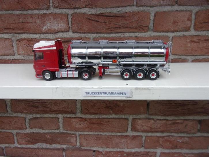 WSI  Daf  XF  SSC + Tank  oplegger  van  Limpens., Hobby en Vrije tijd, Modelauto's | 1:50, Nieuw, Bus of Vrachtwagen, Wsi, Ophalen of Verzenden