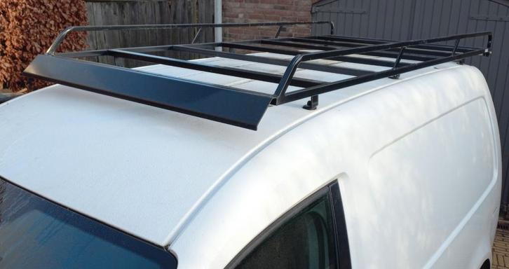 Zwart Gepoedercoate Imperiaal VW Caddy 2015- L2H1 Deur, Auto diversen, Dakdragers, Ophalen