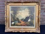 Antiek barok schilderij, mooie lijst gesigneerd P. Bosmans, Ophalen