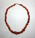 Ketting Barnsteen Amber, Sieraden, Tassen en Uiterlijk, Kettingen, Met edelsteen, Ophalen of Verzenden, Bruin, Zo goed als nieuw