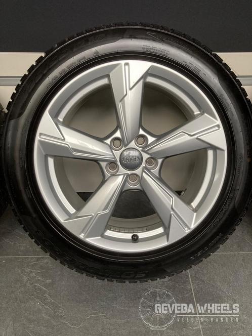 18” originele Audi A6 C8 velgen + Pirelli winterbanden 5x112, Auto-onderdelen, Banden en Velgen, Banden en Velgen, Winterbanden
