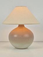 Vintage scandinavische stoneware tafellamp bol keramiek ‘60, Overige materialen, N, Vintage, Ophalen of Verzenden