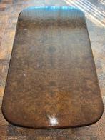 Antieke wortelnoten salontafel, 100 tot 150 cm, 50 tot 75 cm, Zo goed als nieuw, Rechthoekig