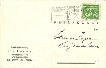 H. v. Haastrecht, Scheveningen - 05.1941 - briefkaart beschikbaar voor biedingen