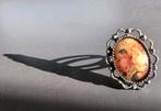 Vintage cameo ring, Sieraden, Tassen en Uiterlijk, Ringen, Ophalen of Verzenden, Zo goed als nieuw, Dame, Zilver
