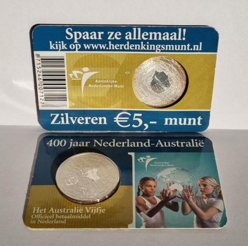 5 Euro coincard Het Australië Vijfje - 2006 UNC, Postzegels en Munten, Munten | Nederland, Euro's, Koningin Beatrix, Zilver, Ophalen of Verzenden
