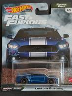Ford Mustang Custom Fast Furious Hotwheels Real Riders Pol, Zo goed als nieuw, Verzenden