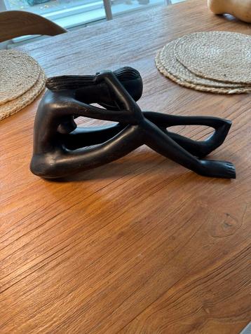 Houten Sculptuur - Abstracte Vrouw beschikbaar voor biedingen