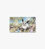 Shiny Radiant Eevee Playmat (Sealed) Pokemon Go / TCG Tradin, Ophalen of Verzenden, Zo goed als nieuw, Losse kaart