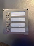 Comelit Vandalcom RVS module met 4 beldrukkers, Ophalen of Verzenden, Nieuw, Overige typen