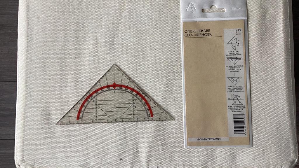 Geo driehoek, Ophalen of Verzenden, Gebruikt