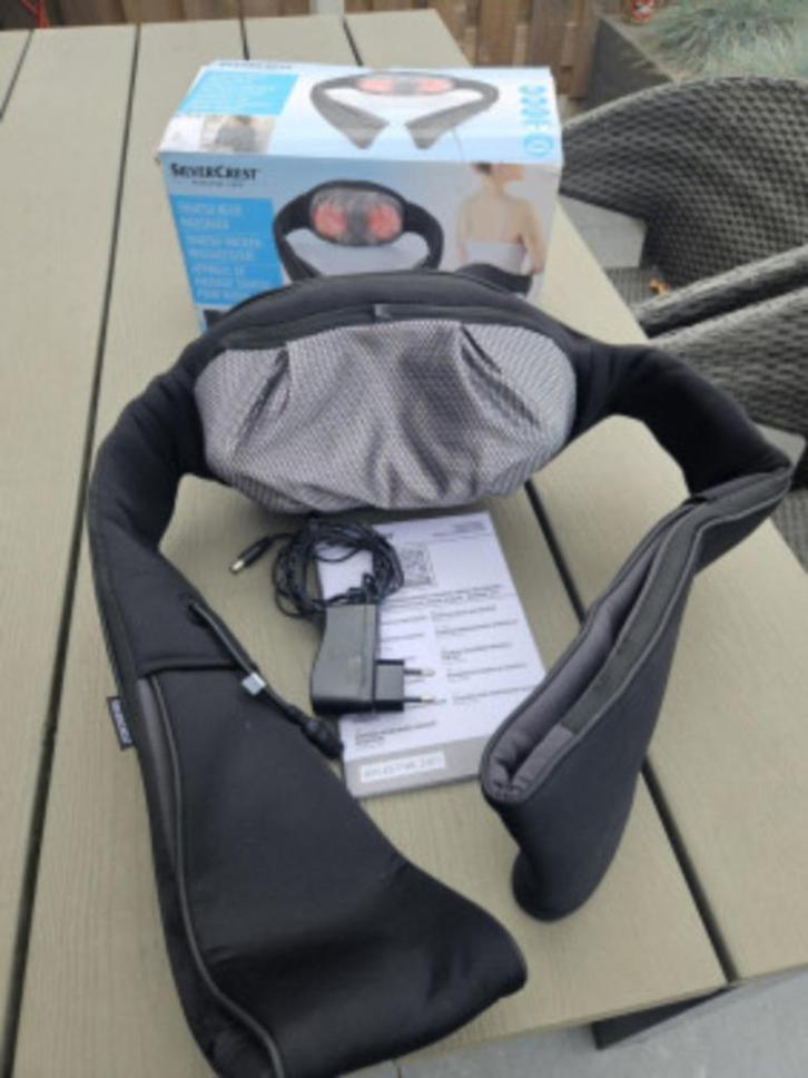 Zgan Auronic Shiatsu Massage kussen met infrarood, nek en, Sport en Fitness, Massageproducten, Zo goed als nieuw, Massagestoel of Kussen