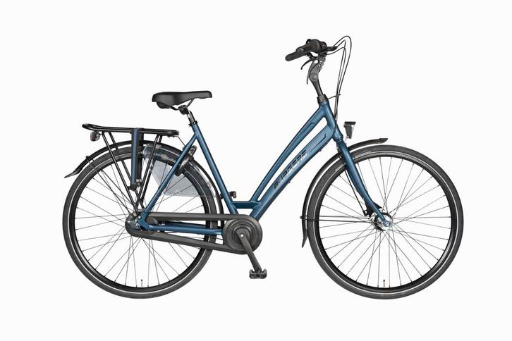 Burgers Urban blauw dames 55cm 28inch, Fietsen en Brommers, Fietsen | Dames | Damesfietsen, Nieuw, Overige merken, Versnellingen