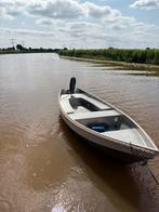 Aluminium zelflozende Hanze punter met Minnkota elektromotor, Watersport en Boten, Ophalen, Tot 10 pk, Aluminium, Zo goed als nieuw