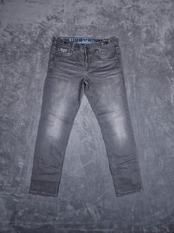 PME Legend Skyhawk Broek W34 L32 Grijs Regular Slim Fit Pall beschikbaar voor biedingen