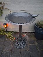 Kunststof vogelbad op poot koperkleurig, Tuin en Terras, Vogelhuisjes en Vogelbaden, Ophalen, Zo goed als nieuw