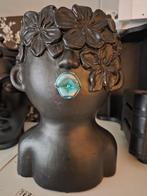 Leuke gezichts vaas, Ophalen, Overige kleuren, Minder dan 50 cm, Glas