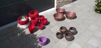 Sets bloempotten / plantenpotten (rode set is weg), Ophalen, Gebruikt, Minder dan 30 cm, Minder dan 60 cm