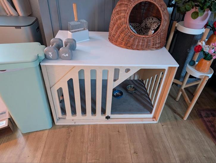 Houten bench hond, Dieren en Toebehoren, Hondenbenches, Ophalen