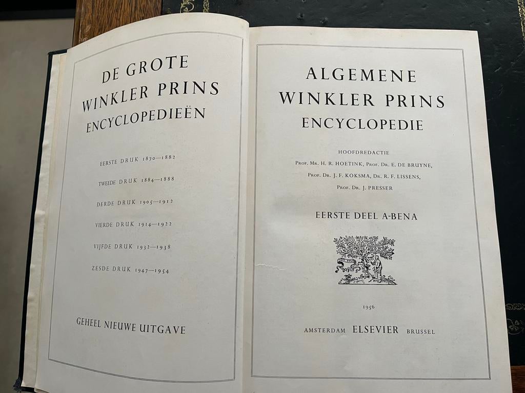 AlgemeneWinkler Prins Encyclopedie - Complete serie Serie, Boeken, Ophalen, Gelezen, Algemeen, Complete serie