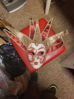Orginele Venetiaans masker met muzieknoten, Antiek en Kunst, Ophalen of Verzenden