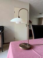 Bronzen Tafellamp Halogeen, Huis en Inrichting, Ophalen, Gebruikt, Metaal, 50 tot 75 cm