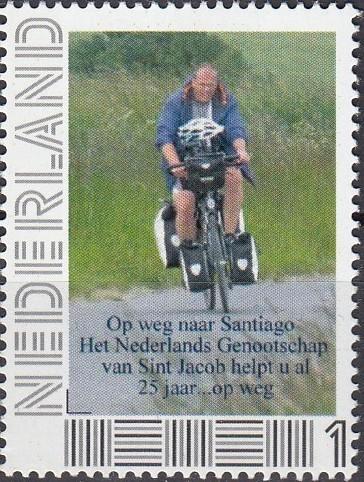 Nederland- 25 jaar op weg naar Santiago de Compostella - P, Postzegels en Munten, Postzegels | Nederland, Postfris, Na 1940, Verzenden