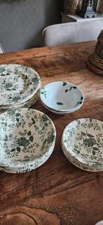 Blaadjes servies, Antiek en Kunst, Antiek | Servies compleet, Ophalen of Verzenden