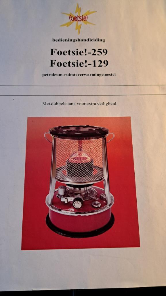 bedieningshandleiding Foetsie!, Caravans en Kamperen, Kampeeraccessoires, Zo goed als nieuw, Ophalen of Verzenden