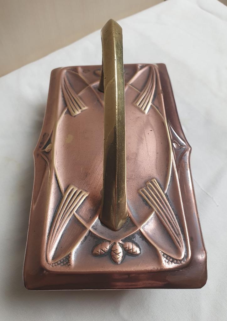 Art nouveau jugendstil blotter vloeistempel, Antiek en Kunst, Antiek | Koper en Brons, Koper, Verzenden
