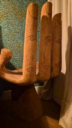 Handstoel, hand, stoel, Ophalen, Bruin, Hout, Eén