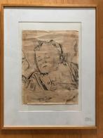 Tekening kind Hein Kray Assen 1949 origineel, Antiek en Kunst, Ophalen of Verzenden