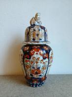 Meiji Japanse porseleinen Imari dekselpot, dekselvaas, Antiek en Kunst, Ophalen