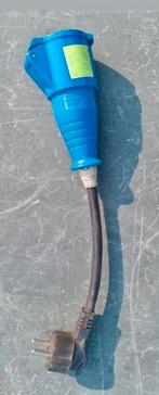 CEE-adapterkabel 230 V, veiligheidsstekker op CEE-koppeling,, Caravans en Kamperen, Ophalen of Verzenden, Zo goed als nieuw